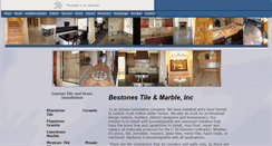 Desktop Screenshot of bestonestileandmarble.com