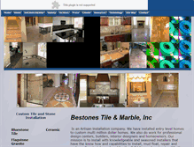 Tablet Screenshot of bestonestileandmarble.com